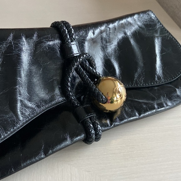 Ted Baker Black Leather Clutch - Picture 3 of 9